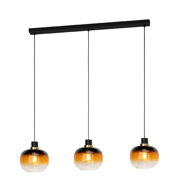 Eglo Hanglamp E27 | Oilella 3 | Zwart/Goud  LEG00257 - 1