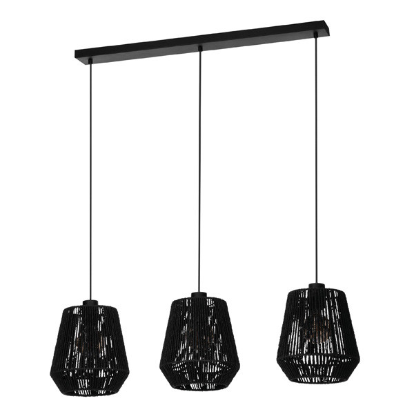 Eglo Hanglamp E27 | Persley  3 | Zwart  LEG00262 - 1