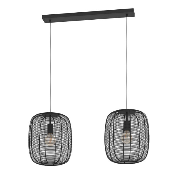 Eglo Hanglamp E27 | Rinroe 2 | Zwart  LEG00272 - 1