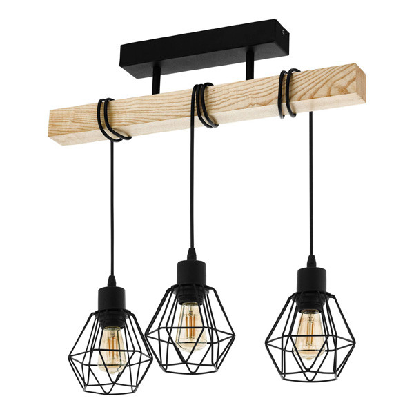 Eglo Hanglamp E27 | Townshend 5 | Zwart  LEG00416 - 1