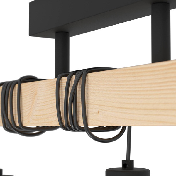 Eglo Hanglamp E27 | Townshend 5 | Zwart  LEG00416 - 2