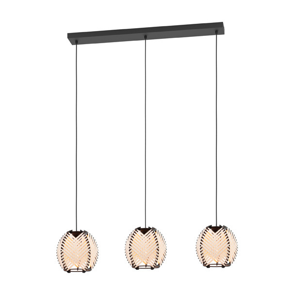 Eglo Hanglamp E27 | Waverton 3 | Zwart  LEG00293 - 1