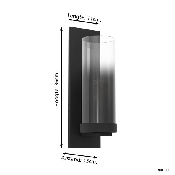 Eglo Wandlamp E27 | Toothill | Zwart  LEG00283 - 3