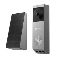 Ezviz EP3X Pro Dual Videodeurbel | Batterijvoeding incl. Zonnepaneel | 2K en 1080p | IP65 | Zwart  LEZ00029