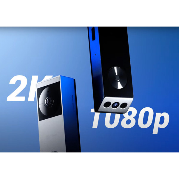 Ezviz EP3X Pro Dual Videodeurbel | Batterijvoeding incl. Zonnepaneel | 2K en 1080p | IP65 | Zwart  LEZ00029 - 4