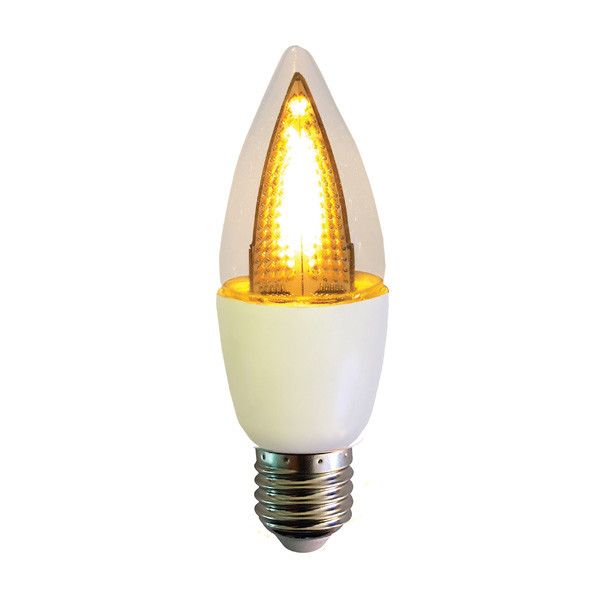 Bedelen slikken Observeer Firelamp Candle E14+E27 led lamp met vlammeneffect 1W (transparant)  Firelamp 123led.nl