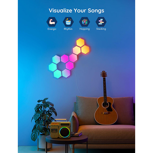 Govee Glide Hexa Light Panels | Wi-Fi + Bluetooth | 10 panelen  LGO00121 - 4
