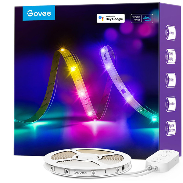 Govee RGBIC Smart LED Strip lights | Wi-Fi + Bluetooth | 10 meter  LGO00110 - 1