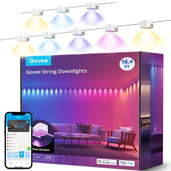 Govee RGBIC String Downlights | Wi-Fi + Bluetooth | 5 meter  LGO00117 - 1