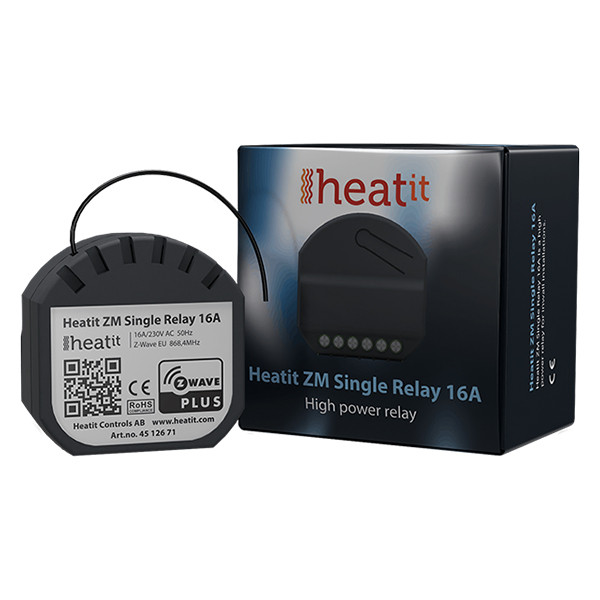 Heatit ZM Single Relay | 16A | Z-Wave Plus  LHE00115 - 1