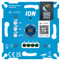 ION INDUSTRIES Matter dimmer inbouw 0.3-200W | Fase afsnijding (RC) | iON Industries  LIO00517