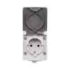 ION industries Opbouw Stopcontact | IP55 | Grijs  LIO00487 - 2