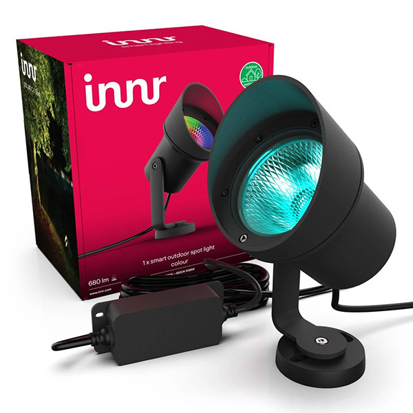 Innr Outdoor Spot Light XL | Colour | Zigbee | 9.3W | Basisset  LIN00152 - 1