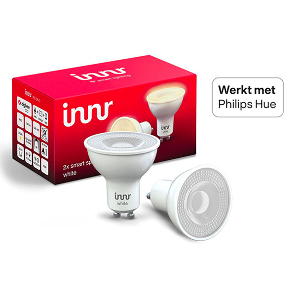 Innr Smart spot GU10 | White | 350 lumen | Zigbee | 4.8W | 2 stuks  LIN00089 - 1