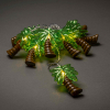 LED Decoratiesnoer met 10 palmbomen 3125-903, warmwit met timer (Konstsmide)