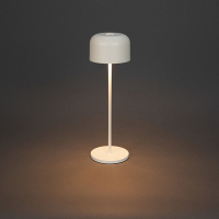 Konstsmide oplaadbare tafellamp | Lille | 2200-2700K | IP54 | 3.5W | Wit  LKO00743