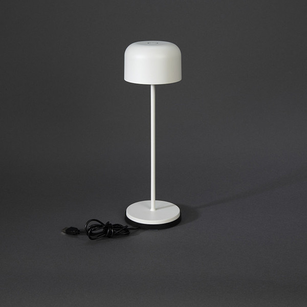 Konstsmide oplaadbare tafellamp | Lille | 2200-2700K | IP54 | 3.5W | Wit  LKO00743 - 2
