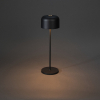 Konstsmide oplaadbare tafellamp | Lille | 2200-2700K | IP54 | 3.5W | Zwart  LKO00745 - 1