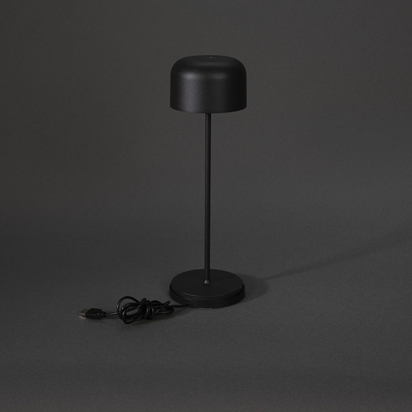 Konstsmide oplaadbare tafellamp | Lille | 2200-2700K | IP54 | 3.5W | Zwart  LKO00745 - 2