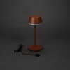 Konstsmide oplaadbare tafellamp | Lyon | 2700-4000K | IP54 | 2.5W | Teracotta  LKO00742 - 2