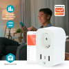 Nedis SmartLife Smart Plug met energiemeter | Max. 3680W | Wit (NL)  LNE00193 - 5