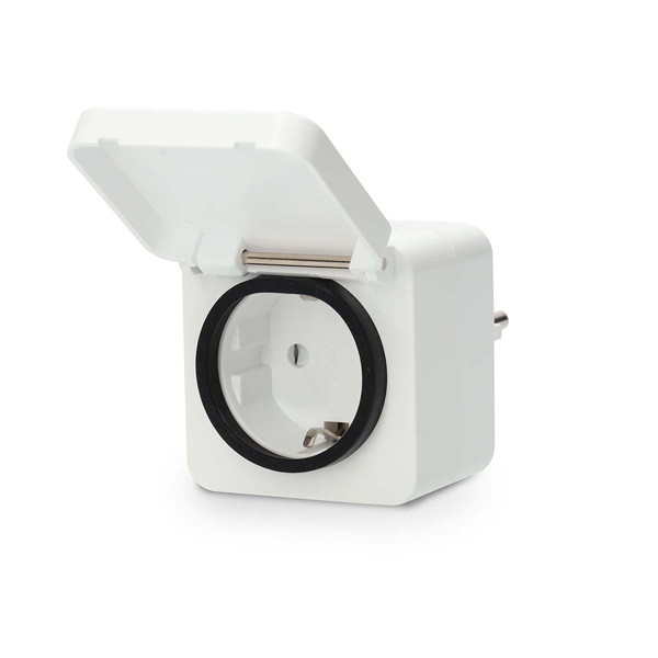Nedis SmartLife Smart Plug met energiemeter | Max. 3680W | Zigbee | IP44 | Wit  LNE00196 - 1