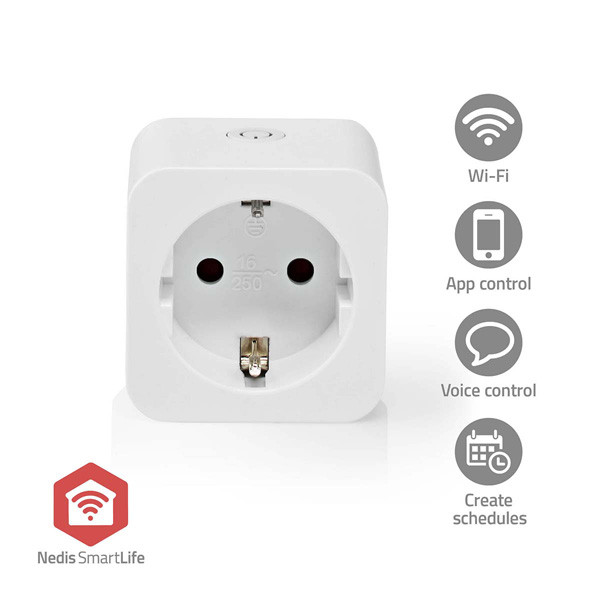 Nedis SmartLife Smart Plug met energiemeter | Max. 3680W | Zigbee | Wit  LNE00195 - 7