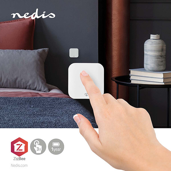 Nedis Smart Wandschakelaar | Zigbee 3.0 | Wit  LNE00111 - 2