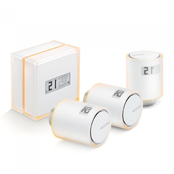 Netatmo Pack | Slimme thermostaat met 3 slimme radiatorkranen  LNE00001 - 1
