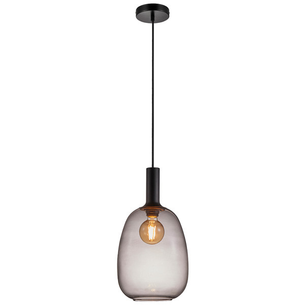 Nordlux Hanglamp E27 | Alton 23 | Glas | Zwart  LNO00203 - 1