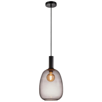 Nordlux Hanglamp E27 | Alton 23 | Glas | Zwart  LNO00203
