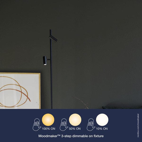 Nordlux Vloerlamp | Omari | 2700K | 320 lumen | Zwart | 6.4W  LNO00357 - 3