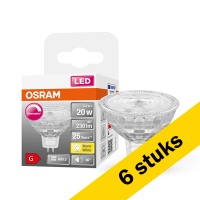 Osram Aanbieding: 6x Osram GU5.3 LED spot | 2700K | Dimbaar | 3.4W (20W)  LOS00271