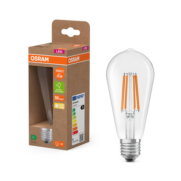 Osram LED lamp E27 | Edison ST64 | Helder | Filament | 2700K | 5W (75W)  LOS00990 - 1