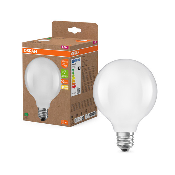 Osram LED lamp E27 | Globe G95 | Mat | 2700K | 5W (75W)  LOS01008 - 1