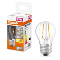 Osram LED lamp E27 | Kogel P45 | Filament | Helder | 2700K | 2.5W (25W)  LOS00182