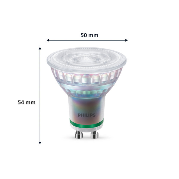 Philips GU10 LED spot | Ultra Efficient | 3000K | Dimbaar | 2.1W (50W)  LPH03794 - 2