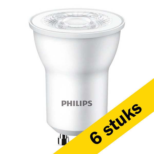 Aanbieding: 6x Philips GU10 LED spot | MR11 | | 3.5W (35W) Philips 123led.nl