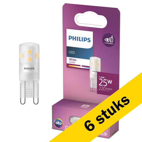 Philips G9 LED capsule | SMD | Mat | 3000K | 1.9W (25W)  LPH03836 - 1