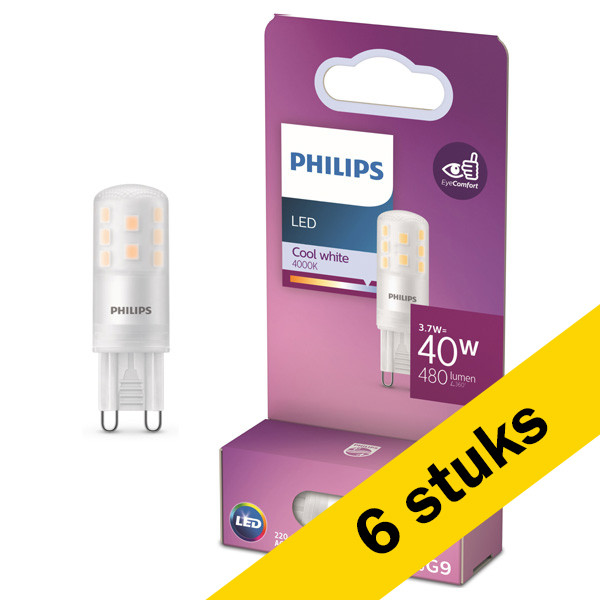 Philips G9 LED capsule | SMD | Mat | 4000K | 3.7W (40W)  LPH03842 - 1