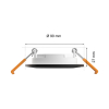 Philips Hue Inbouwspot | Slim Recessed 90mm | White en Color Ambiance | Zwart | 3x 8.3W  LPH03727 - 4