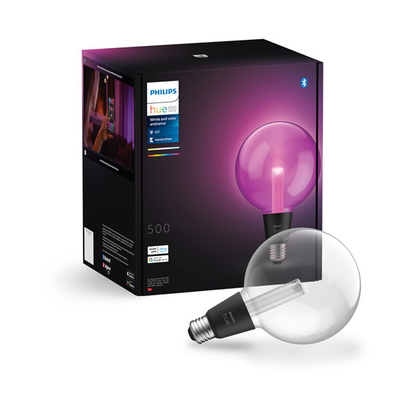 Philips Hue Lightguide E27 | Globe G125 | White en Color Ambiance | 500 lumen | 6.8W  LPH03722 - 1