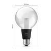Philips Hue Lightguide E27 | Globe G95 | White en Color Ambiance | 500 lumen | 6.8W  LPH03720 - 3