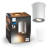 Philips Hue Pillar opbouwspot wit | White Ambiance | incl. dimmer switch  LPH03709 - 1