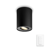 Philips Hue Pillar opbouwspot zwart | White Ambiance | incl. dimmer switch  LPH03708 - 2