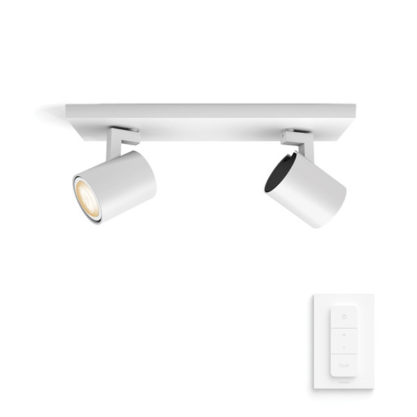 Philips Hue Runner Opbouwspot | Wit | 2 spots | White Ambiance | incl. dimmer switch  LPH03712 - 2