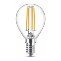 Philips LED lamp E14 | Kogel P45 | WarmGlow | Filament | 2200-2700K | Dimbaar | 4.5W (40W)  LPH02407