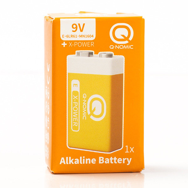 Q-Nomic 9V / 6LR61 / E-blok Alkaline Batterij (1 stuk)  AQN00005 - 3