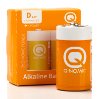 Q-Nomic LR20 / D Alkaline Batterij (2 stuks)  AQN00017