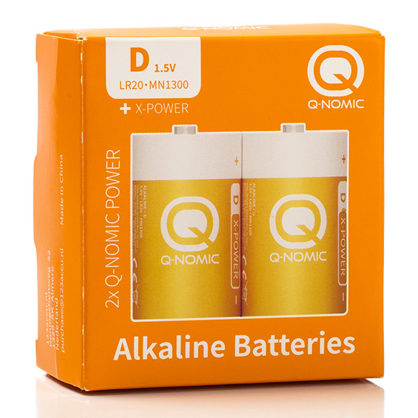 Q-Nomic LR20 / D Alkaline Batterij (2 stuks)  AQN00017 - 4